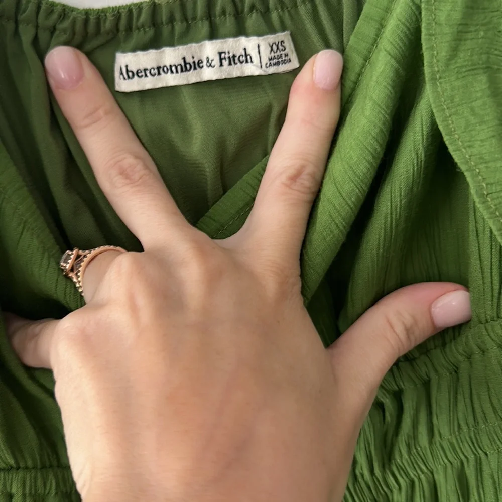 Abercrombie & Fitch Green Maxi Dress